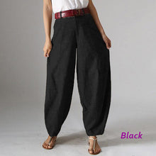 Load image into Gallery viewer, ZANZEA Vintage Baggy Cropped Pants