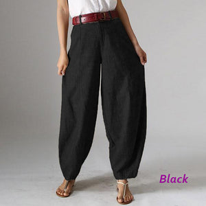ZANZEA Vintage Baggy Cropped Pants
