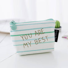 Load image into Gallery viewer, Portable Flamingo Double Layer Cosmetic Travel Pouch