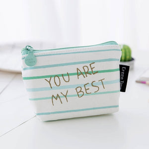 Portable Flamingo Double Layer Cosmetic Travel Pouch