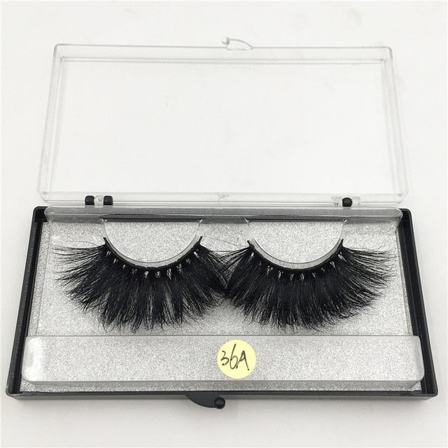 RED SIREN 10 Pairs / Lot 25mm Mink Eyelashes