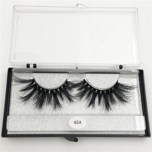 RED SIREN 10 Pairs / Lot 25mm Mink Eyelashes