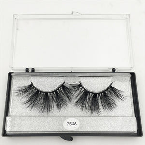 RED SIREN 10 Pairs / Lot 25mm Mink Eyelashes