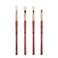 Load image into Gallery viewer, MYDESTINY 2020 New Year EYE Kit I - 4-Pieces Luxury Pterocarpus santalinus Wood &amp; Saikoho Goat Hair Eyeshadow Brushes Set