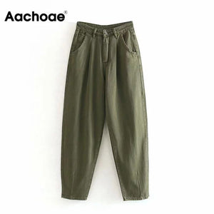 AACHOAE High Waist Loose Slouchy Jeans