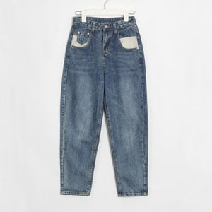 WIXRA Women Casual High Waist Denim Jeans
