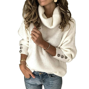 IMCUTE Women Long Sleeve Knitted Sweater