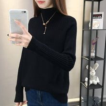 Load image into Gallery viewer, YIPN.IGACOYOU Women Knitted Turtleneck Sweater