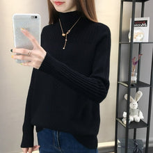 Load image into Gallery viewer, YIPN.IGACOYOU Women Knitted Turtleneck Sweater