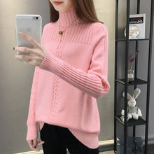 Load image into Gallery viewer, YIPN.IGACOYOU Women Knitted Turtleneck Sweater