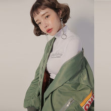 Load image into Gallery viewer, OLGITUM Graphic Baseball Bomber Jacket