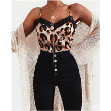Load image into Gallery viewer, MEIHUIDA Silk Lace Tank Top