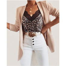 Load image into Gallery viewer, MEIHUIDA Silk Lace Tank Top