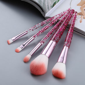 FLD Transparent Makeup Brushes Tool Set