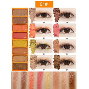 NOVO Eye Color Mini Studio 8 Colors Eyeshadow Palette