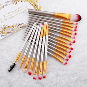 FLD 20 Pieces Makeup Brushes Set