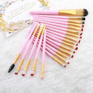 FLD 20 Pieces Makeup Brushes Set