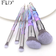 Load image into Gallery viewer, FLD 5Pcs Crystal Style Makeup Brushes Set