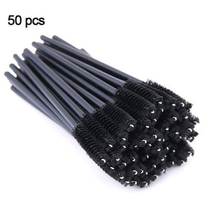 SHIDISHANGPIN 50 Pcs Eyelash Disposable Mascara Brushes
