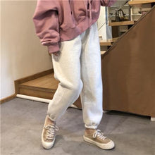 Load image into Gallery viewer, BONNTEE Women Flat Elastic Waist Drawstring Sweatpants