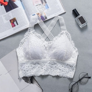 LIVA GIRL Women Lace Strap Top