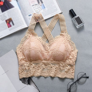 LIVA GIRL Women Lace Strap Top