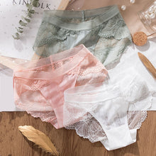 Load image into Gallery viewer, ABBILLE Women 3pcs Lace Underwear