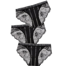 Load image into Gallery viewer, ABBILLE Women 3pcs Lace Underwear