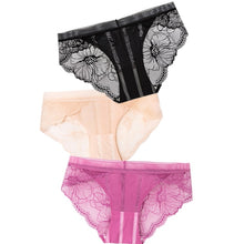 Load image into Gallery viewer, ABBILLE Women 3pcs Lace Underwear