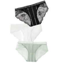 Load image into Gallery viewer, ABBILLE Women 3pcs Lace Underwear
