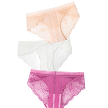 Load image into Gallery viewer, ABBILLE Women 3pcs Lace Underwear
