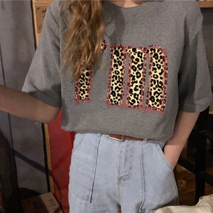 BONNTEE Women Milk Printed Loose Long Top