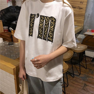 BONNTEE Women Milk Printed Loose Long Top