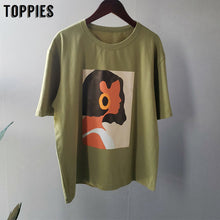 Load image into Gallery viewer, TOPPIES Short Sleeve Character Print T-shirts