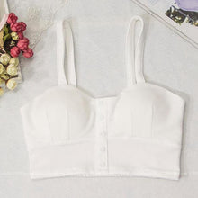 Load image into Gallery viewer, GKFNMT Women Sleeveless Slim Low Crop Top
