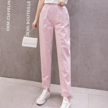Load image into Gallery viewer, LUCKBN Women Casual Ankle Length Trousers