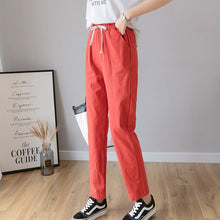 Load image into Gallery viewer, LUCKBN Women Casual Ankle Length Trousers