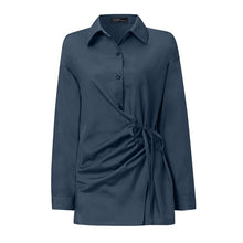 Load image into Gallery viewer, ZANZEA Long Sleeve Lace Up Shirt