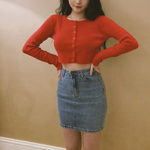 Load image into Gallery viewer, BRUSCREST Women Knitted Cardigan