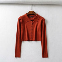 Load image into Gallery viewer, BRUSCREST Women Knitted Cardigan