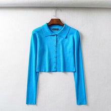 Load image into Gallery viewer, BRUSCREST Women Knitted Cardigan