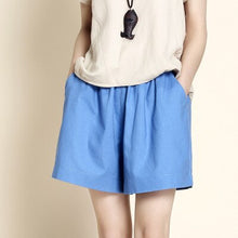 Load image into Gallery viewer, LUCKBN Women Elastic Waist Casual Loose Pants