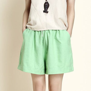 LUCKBN Women Elastic Waist Casual Loose Pants