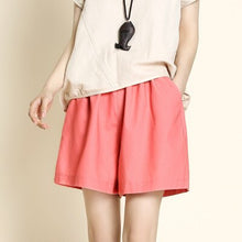 Load image into Gallery viewer, LUCKBN Women Elastic Waist Casual Loose Pants