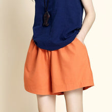 Load image into Gallery viewer, LUCKBN Women Elastic Waist Casual Loose Pants