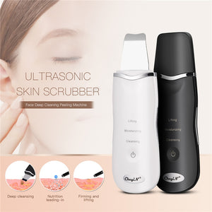 CKEYIN Professional Ultrasonic Rechargeable Facial Skin Scrubber