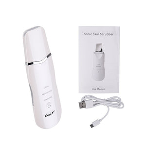 CKEYIN Professional Ultrasonic Rechargeable Facial Skin Scrubber