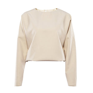 OOTN Casual Blouse And High Waist Khaki Pants