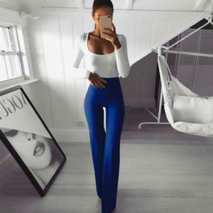 IMCUTE Women Flared Wide Legs Pants