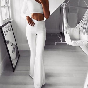 IMCUTE Women Flared Wide Legs Pants